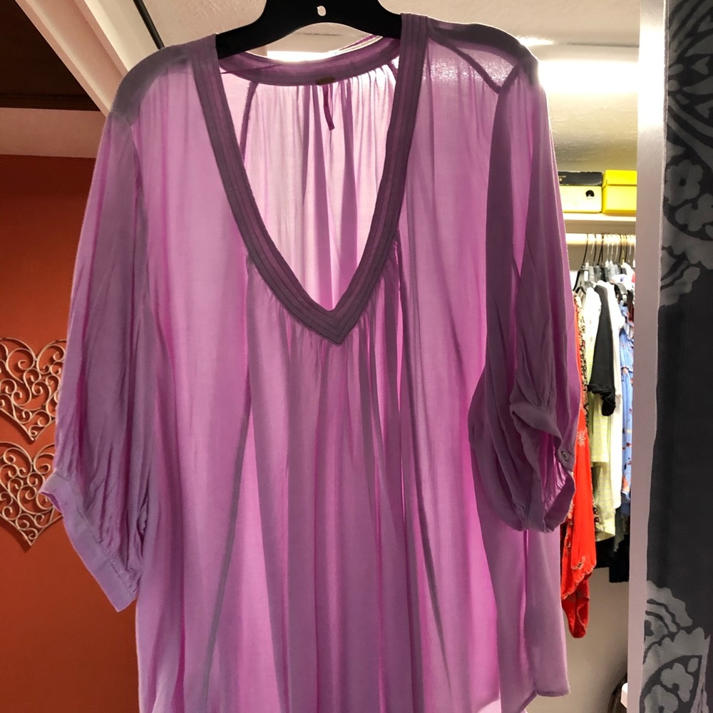 Free People lilac top/tunic